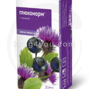 Напиток чайный Глюконорм. С черникой